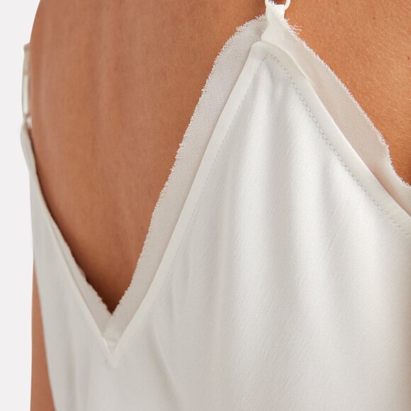 Frame Satin Viscose Stretch Camisole Sz L - Picture 3 of 12